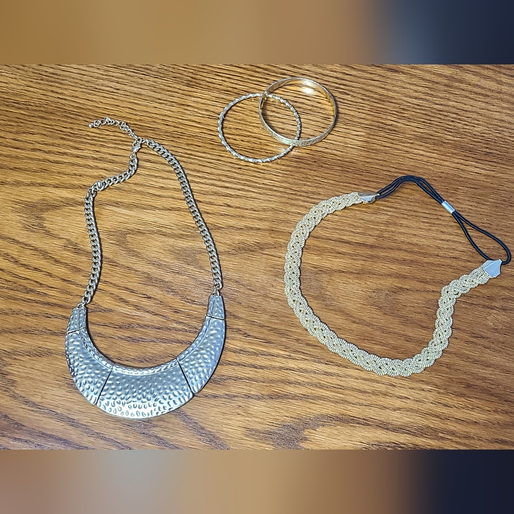 Gold costume jewelry